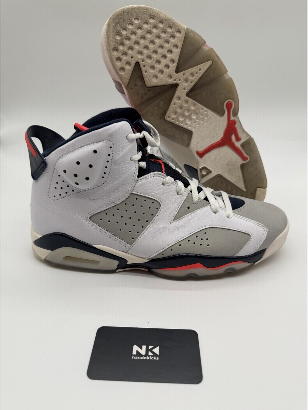 Air Jordan Retro 6 384664-104. Tinker Size 11.5M USED